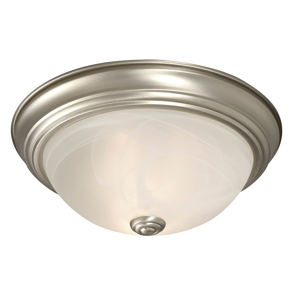Flush Mount Pewter Two Light Flush Mount in Pewter - available from The Lighting Shoppe, trusted by Canadian homeowners