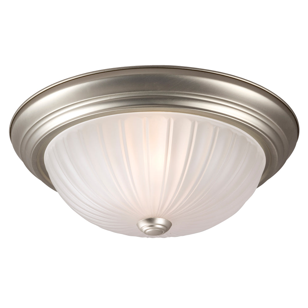 Flush Mount Pewter Two Light Flush Mount in Pewter - available from The Lighting Shoppe, trusted by Canadian homeowners