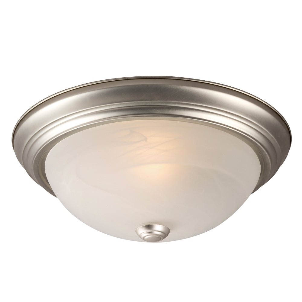 Flush Mount Pewter Two Light Flush Mount in Pewter - available from The Lighting Shoppe, trusted by Canadian homeowners