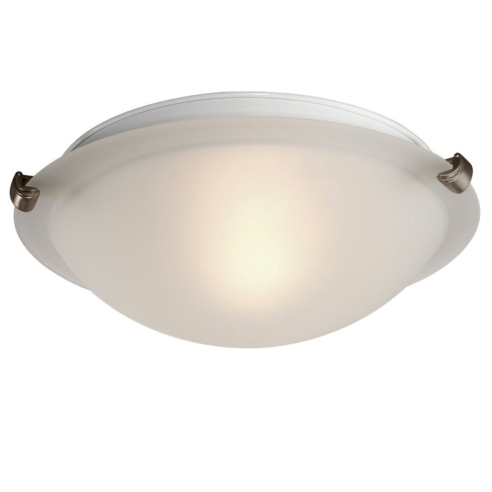 Ofelia Pewter Two Light Flush Mount in Pewter - available from The Lighting Shoppe, trusted by Canadian homeowners
