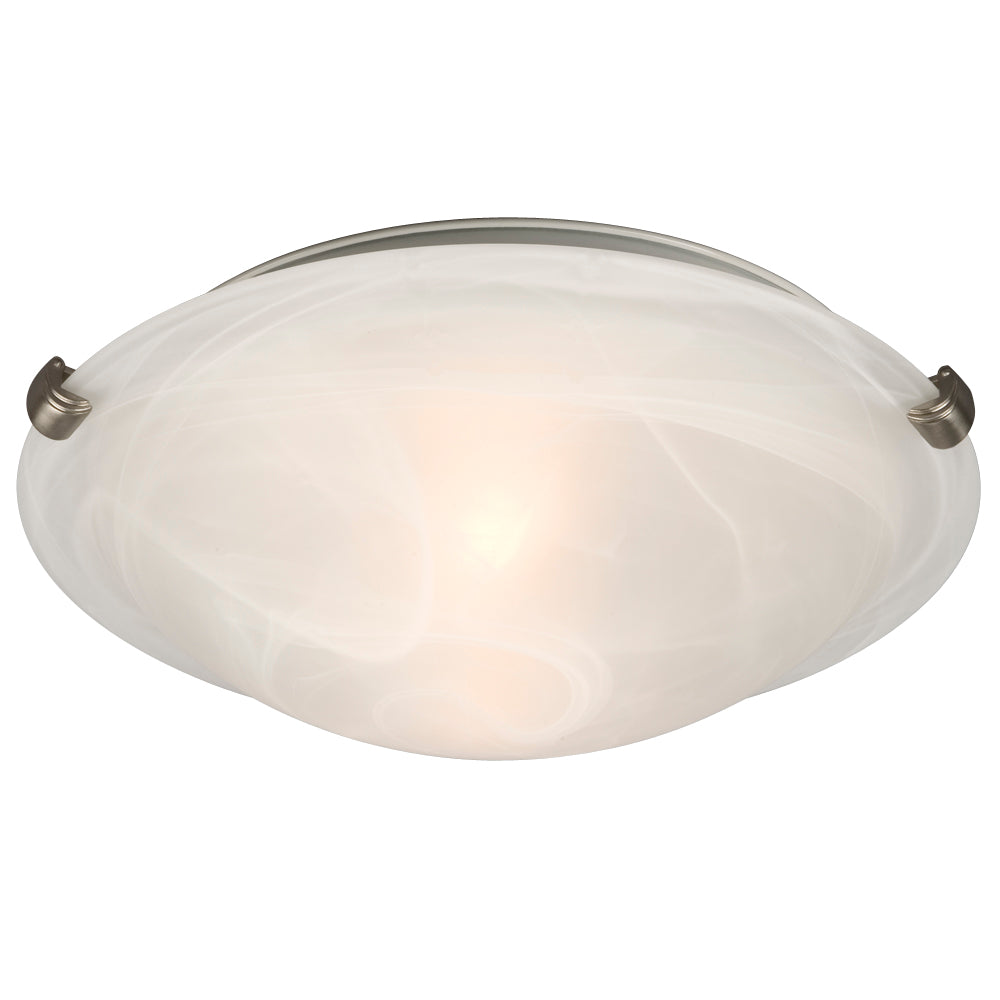 Ofelia Pewter Two Light Flush Mount in Pewter - available from The Lighting Shoppe, trusted by Canadian homeowners