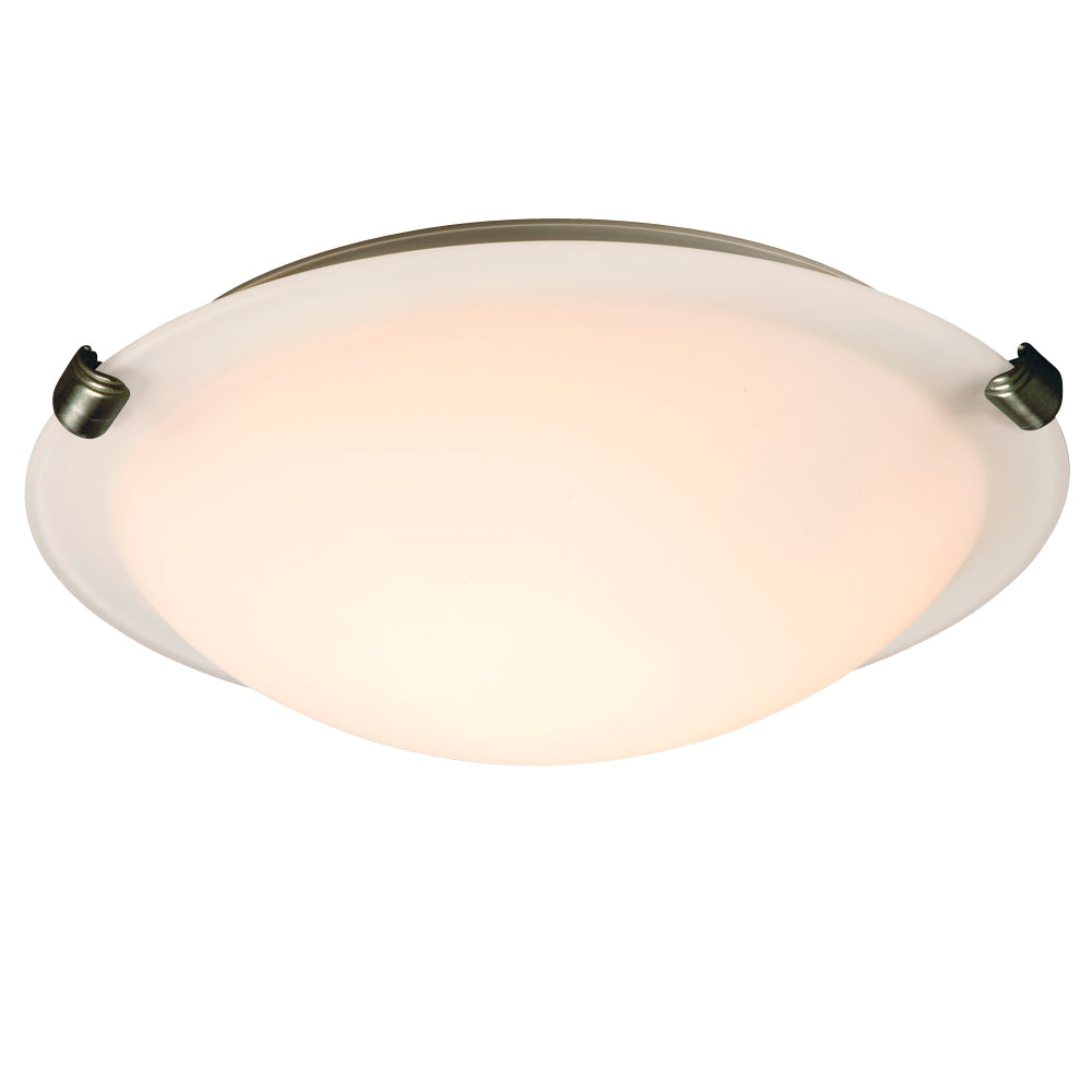 Ofelia Pewter Two Light Flush Mount in Pewter - available from The Lighting Shoppe, trusted by Canadian homeowners