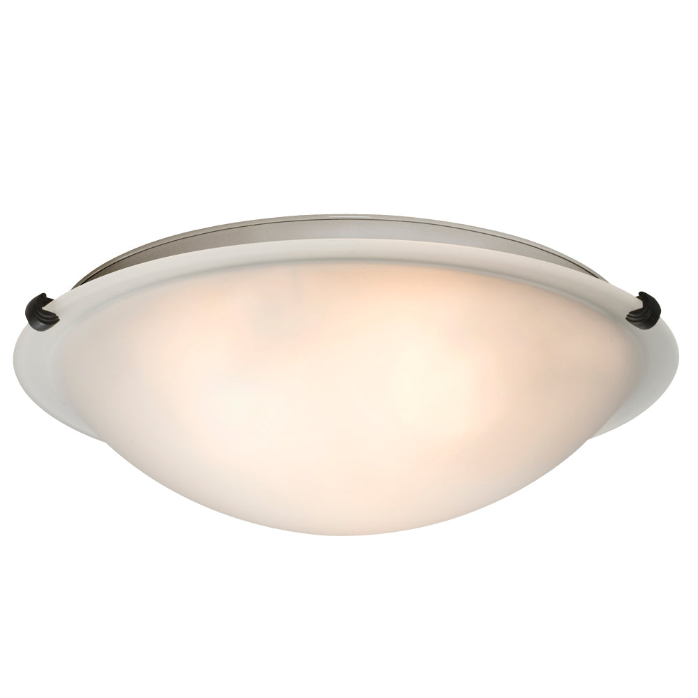 OfeliaOfelia Oil Rubbed Bronze Three Light Flush Mount in Oil Rubbed Bronze - available from The Lighting Shoppe, trusted by Canadian homeowners