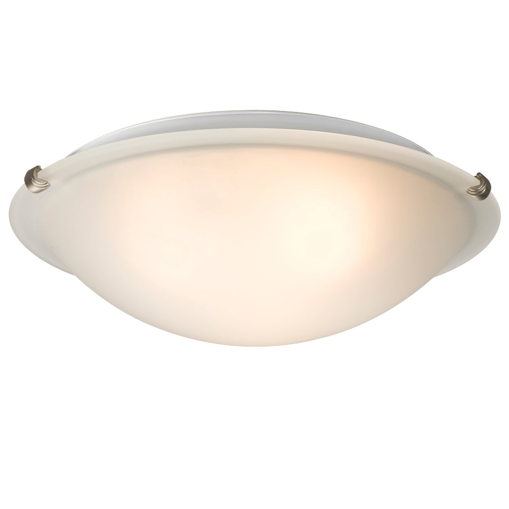 Ofelia Pewter Three Light Flush Mount in Pewter - available from The Lighting Shoppe, trusted by Canadian homeowners