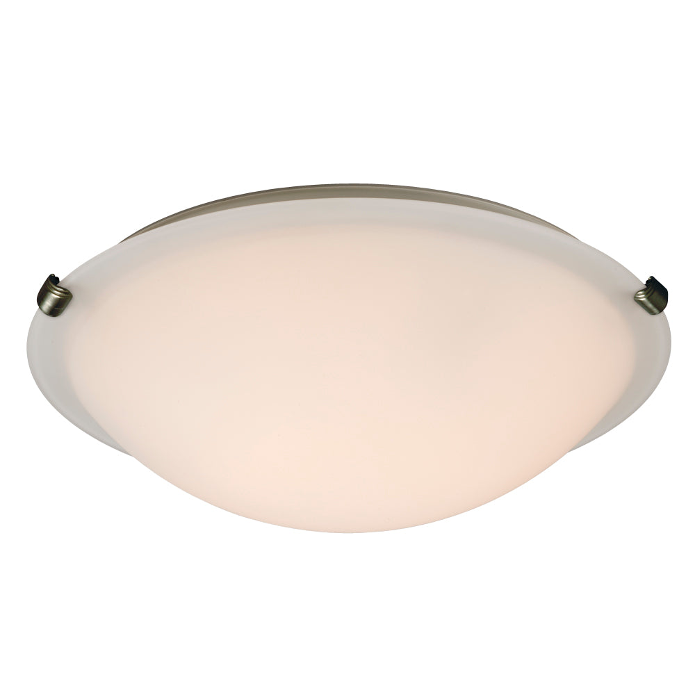 Ofelia Pewter Three Light Flush Mount in Pewter - available from The Lighting Shoppe, trusted by Canadian homeowners