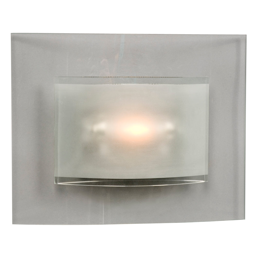 Sconce Silver One Light Wall Sconce in Silver - available from The Lighting Shoppe, trusted by Canadian homeowners