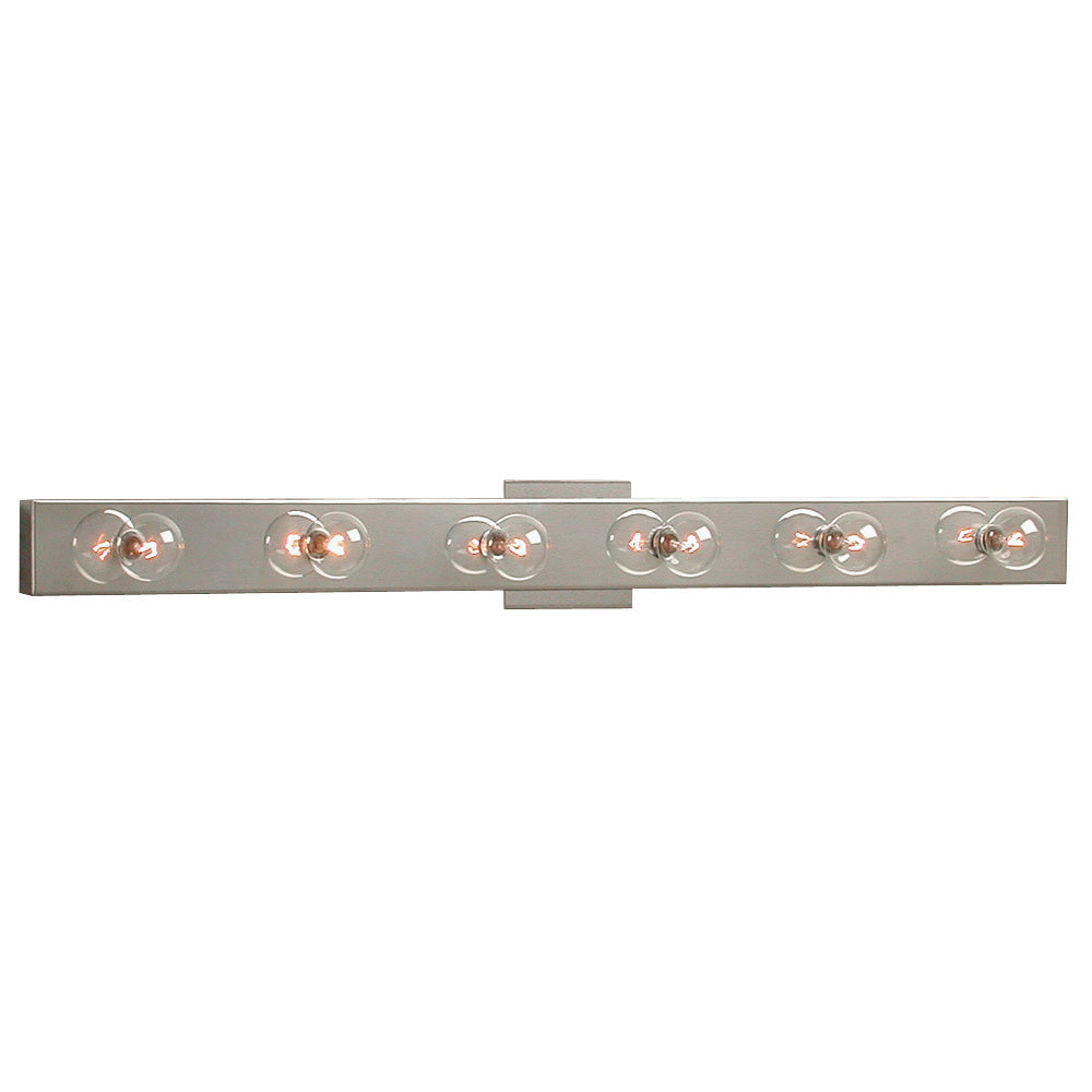 Six Light Vanity Light in Polished Chrome - available from The Lighting Shoppe, trusted by Canadian homeowners