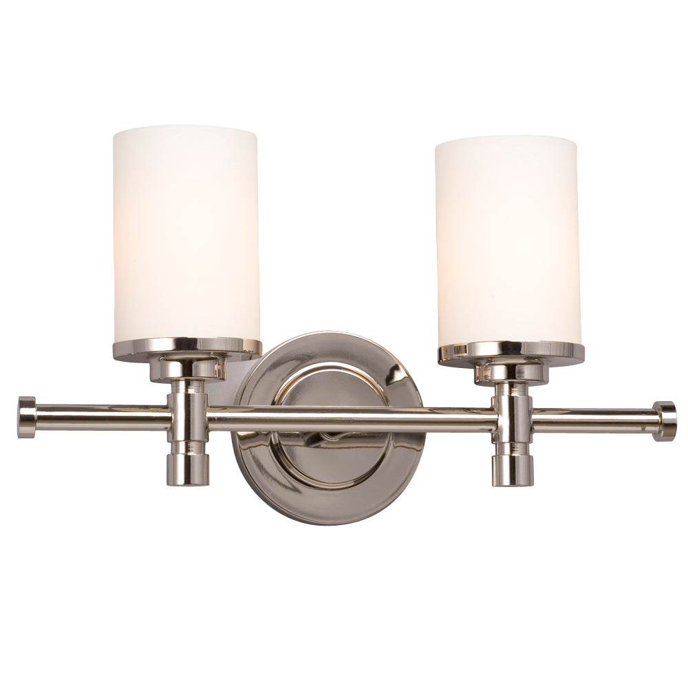 Brighton Chrome Two Light Vanity Light in Chrome - available from The Lighting Shoppe, trusted by Canadian homeowners