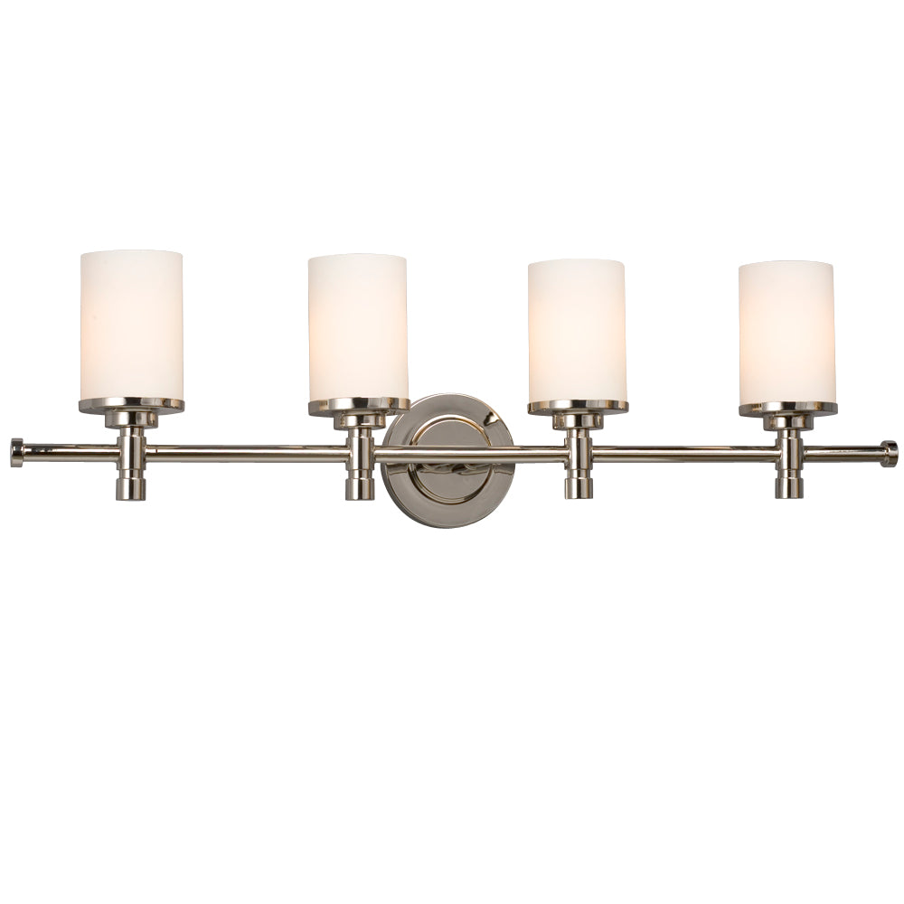 Brighton Chrome Four Light Vanity Light in Chrome - available from The Lighting Shoppe, trusted by Canadian homeowners