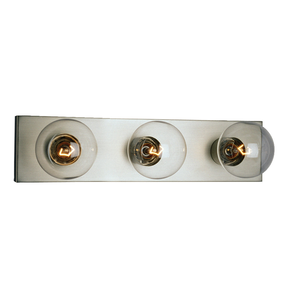 Vanity Light Pewter Three Light Vanity Light in Pewter - available from The Lighting Shoppe, trusted by Canadian homeowners