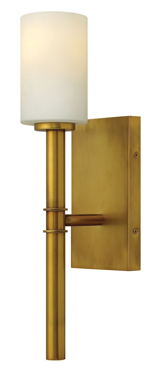 Margeaux LED Wall Sconce in Vintage Brass - available from The Lighting Shoppe, trusted by Canadian homeowners