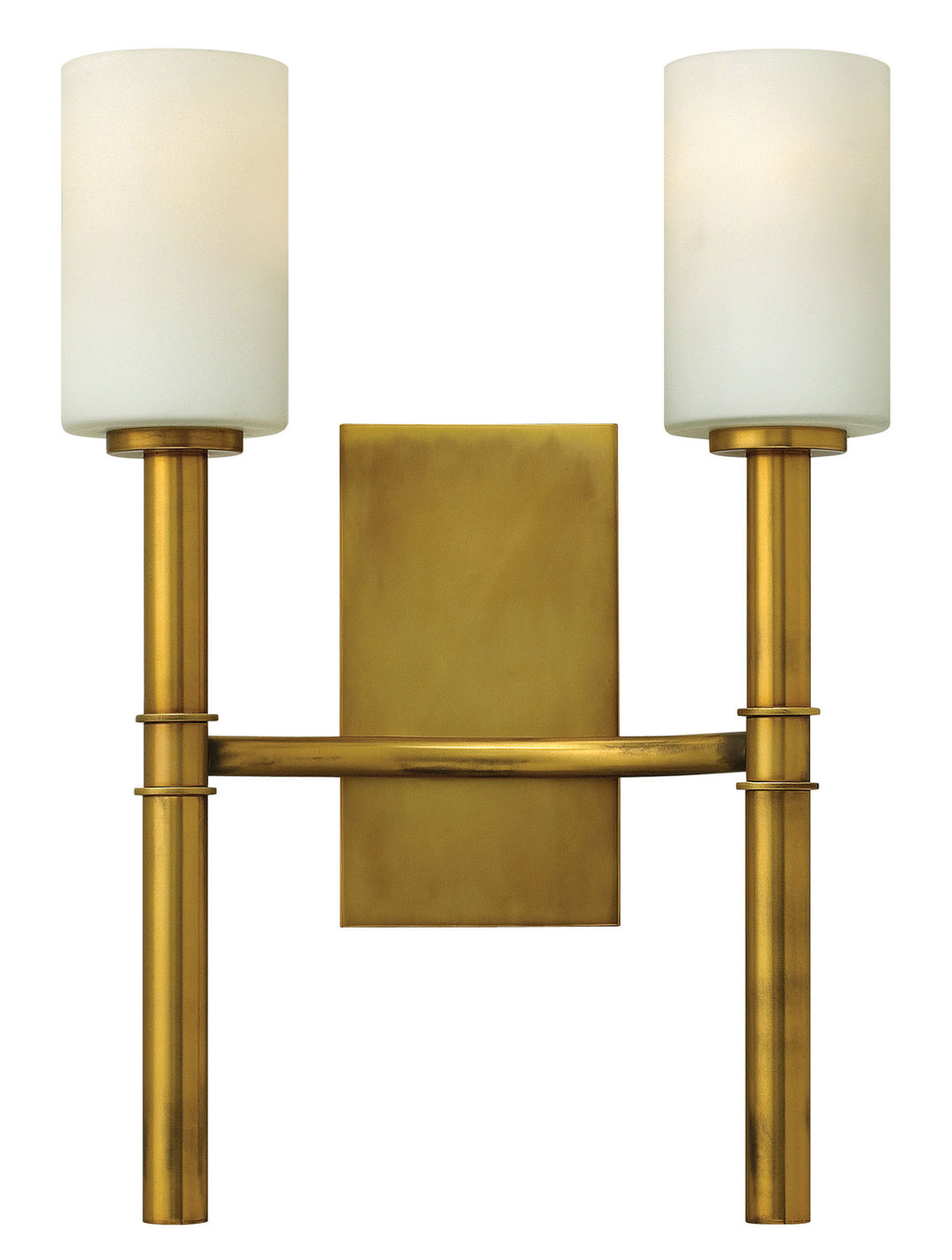 Margeaux LED Wall Sconce in Vintage Brass - available from The Lighting Shoppe, trusted by Canadian homeowners