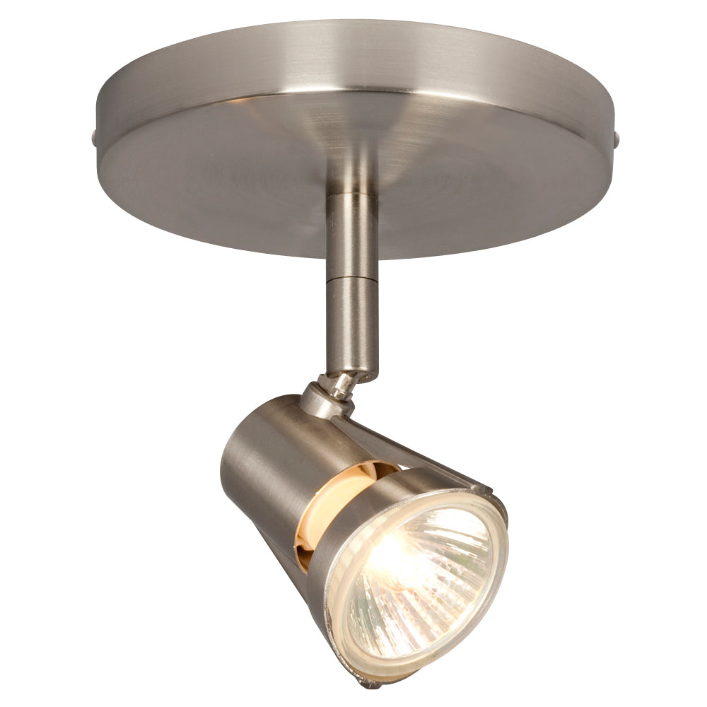 Apollo One Light Monopoint in Brushed Nickel - available from The Lighting Shoppe, trusted by Canadian homeowners