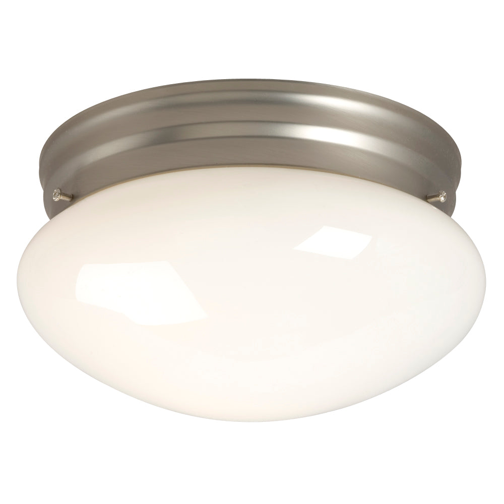 Flush Mount Pewter One Light Flush Mount in Pewter - available from The Lighting Shoppe, trusted by Canadian homeowners