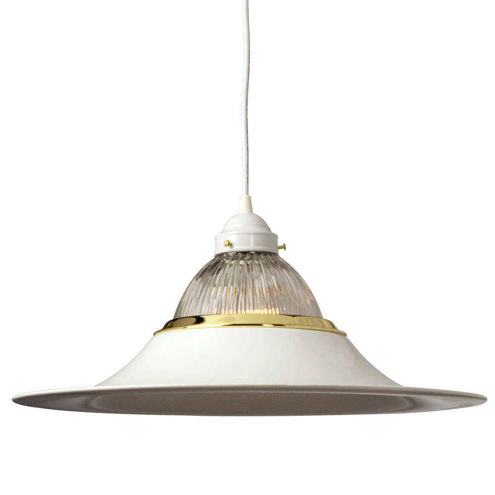 Pendant White One Light Pendant in White - available from The Lighting Shoppe, trusted by Canadian homeowners