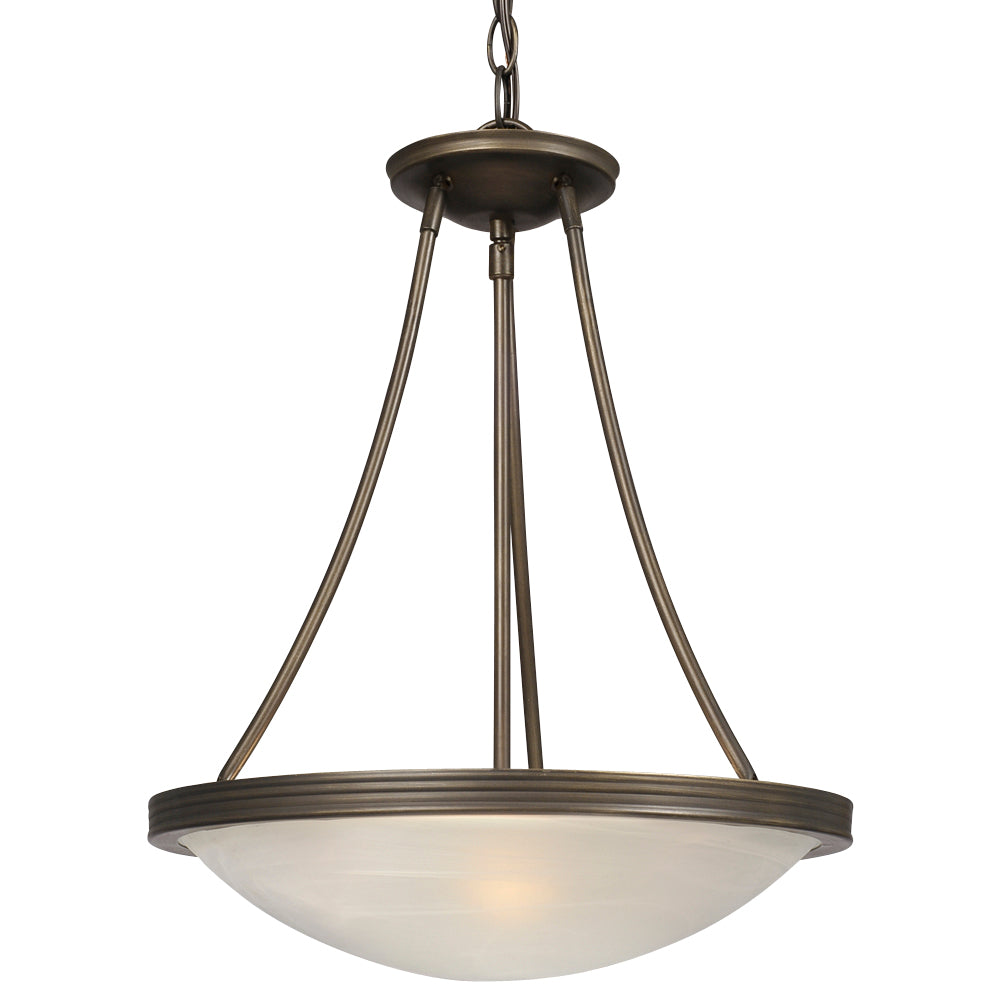 Julian Oil Rubbed Bronze Three Light Pendant in Oil Rubbed Bronze - available from The Lighting Shoppe, trusted by Canadian homeowners
