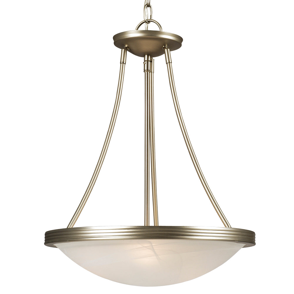 Julian Pewter Three Light Pendant in Pewter - available from The Lighting Shoppe, trusted by Canadian homeowners