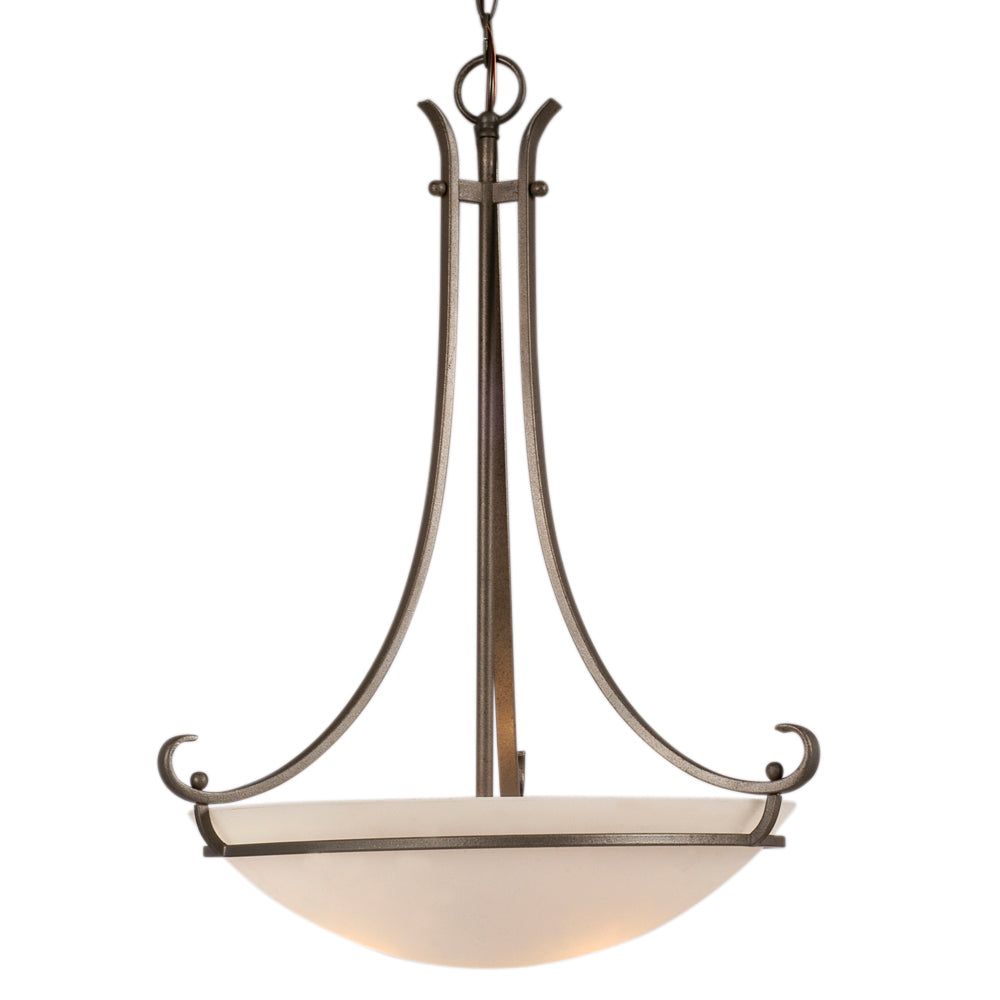 Phoenix Iron Four Light Pendant in Iron - available from The Lighting Shoppe, trusted by Canadian homeowners