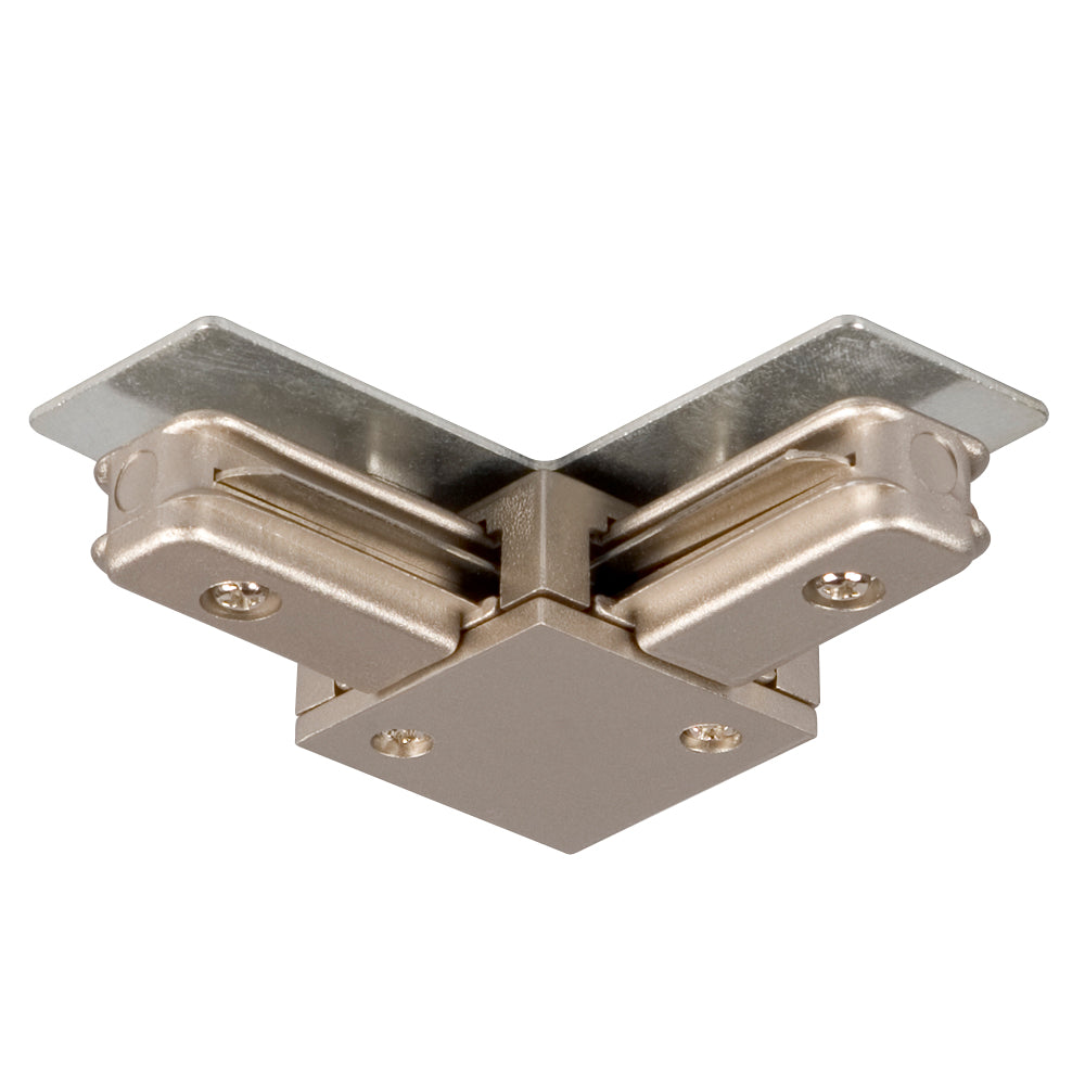 Track Lighting L-Connector in Pewter - available from The Lighting Shoppe, trusted by Canadian homeowners