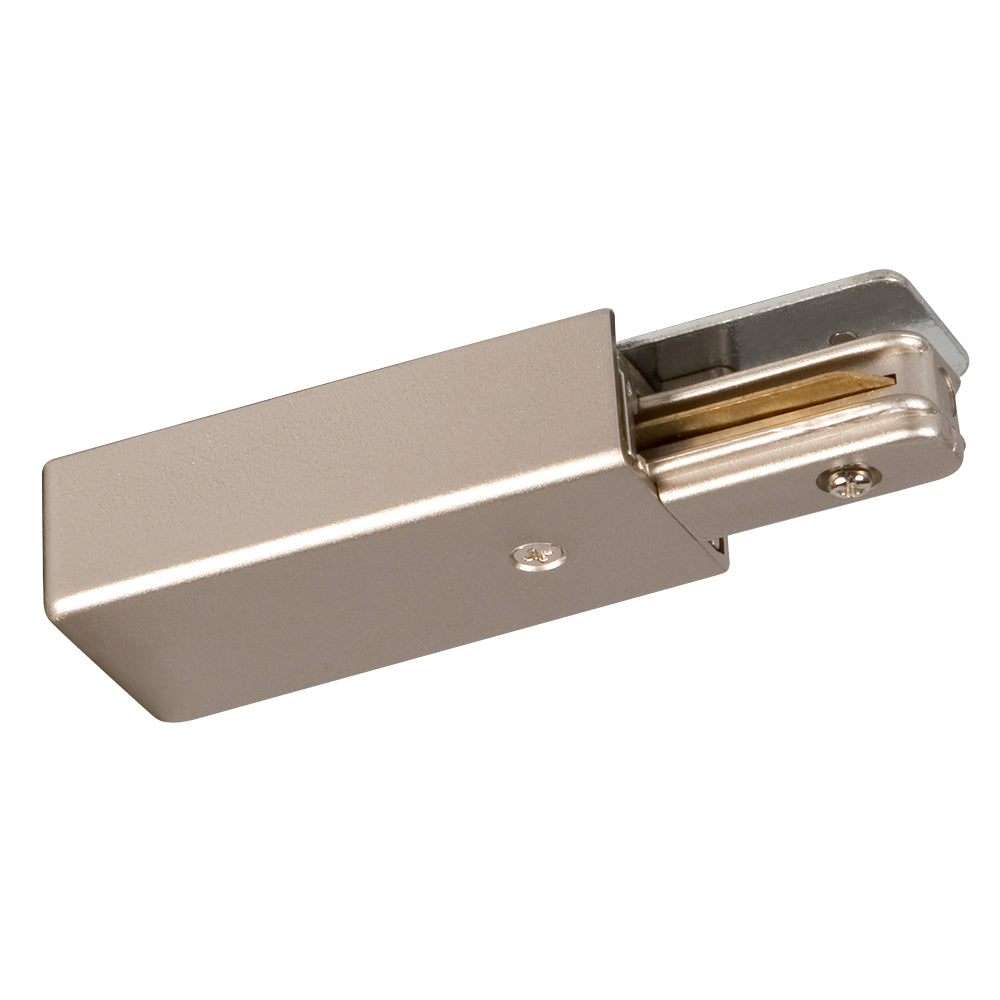 Track Lighting Live-end Connector in Pewter - available from The Lighting Shoppe, trusted by Canadian homeowners