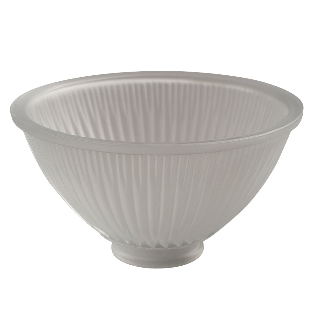 Bulk Holder & Glass Pack Frosted Ribbed Glass in Frosted Glass - available from The Lighting Shoppe, trusted by Canadian homeowners