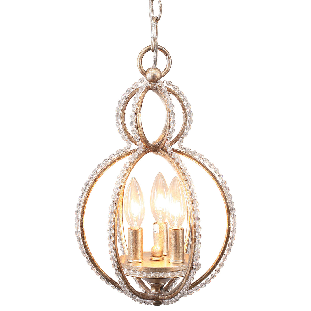 Garland Three Light Mini Chandelier in Distressed Twilight - available from The Lighting Shoppe, trusted by Canadian homeowners