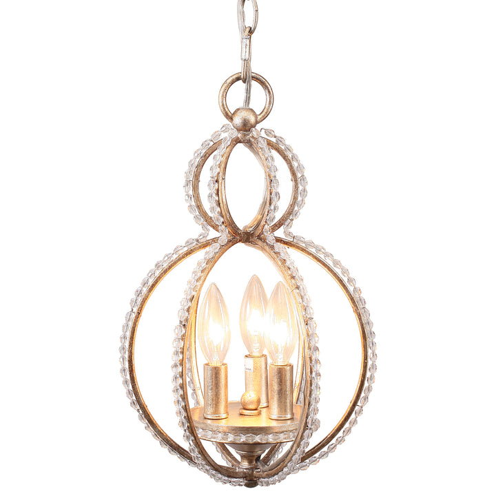 Garland Three Light Mini Chandelier in Distressed Twilight - available from The Lighting Shoppe, trusted by Canadian homeowners
