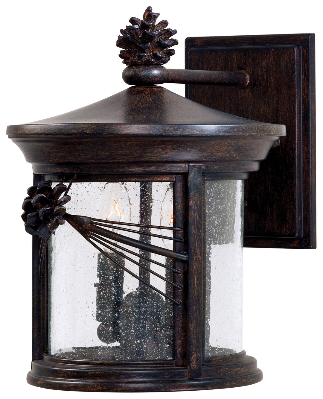 Abbey Lane Two Light Wall Mount in Iron Oxide - available from The Lighting Shoppe, trusted by Canadian homeowners