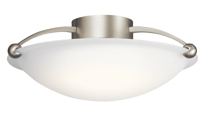 Kichler Canada - 8406NI - Three Light Semi Flush Mount - Brushed Nickel