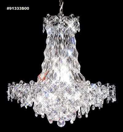 Continental Fashion 31 Light Chandelier in Silver James R. Moder Canada