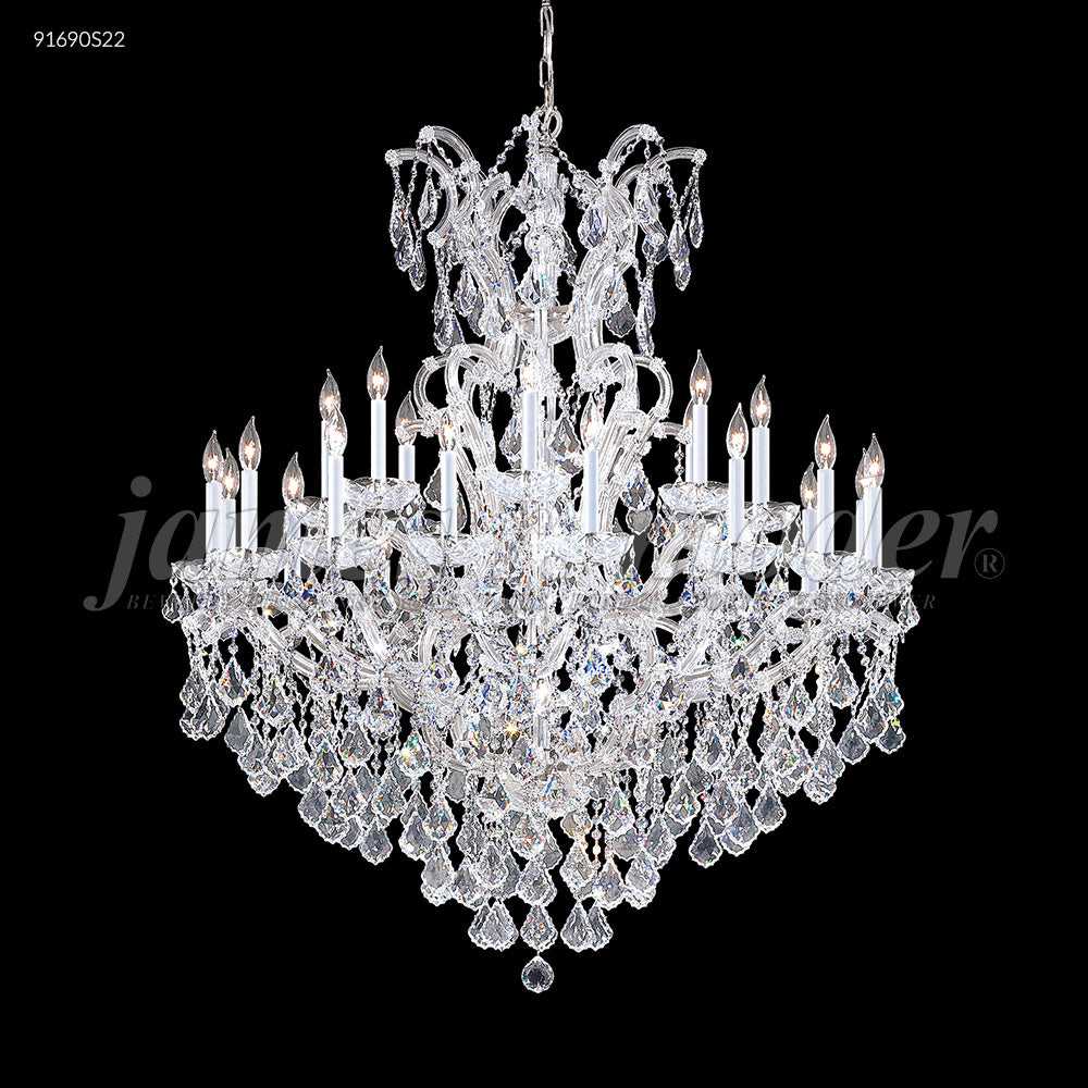 Maria Theresa Grand 25 Light Chandelier in Silver James R. Moder Canada