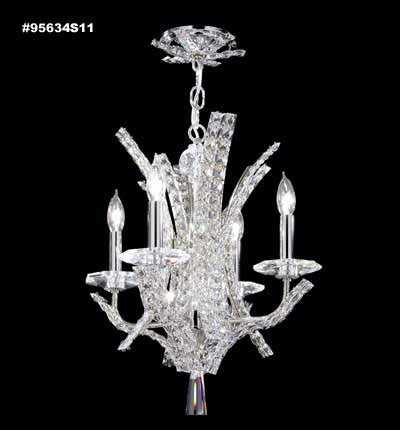 Eclipse Fashion Four Light Pendant in Silver James R. Moder Canada