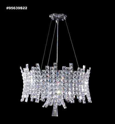 Eclipse Fashion 12 Light Pendant in Silver James R. Moder Canada