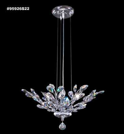 Florale Four Light Dual Mount in Silver James R. Moder Canada