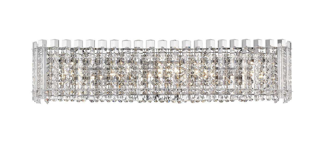 Hurley 5-Light Crystal Bathroom Vanity Light Modition Lighting