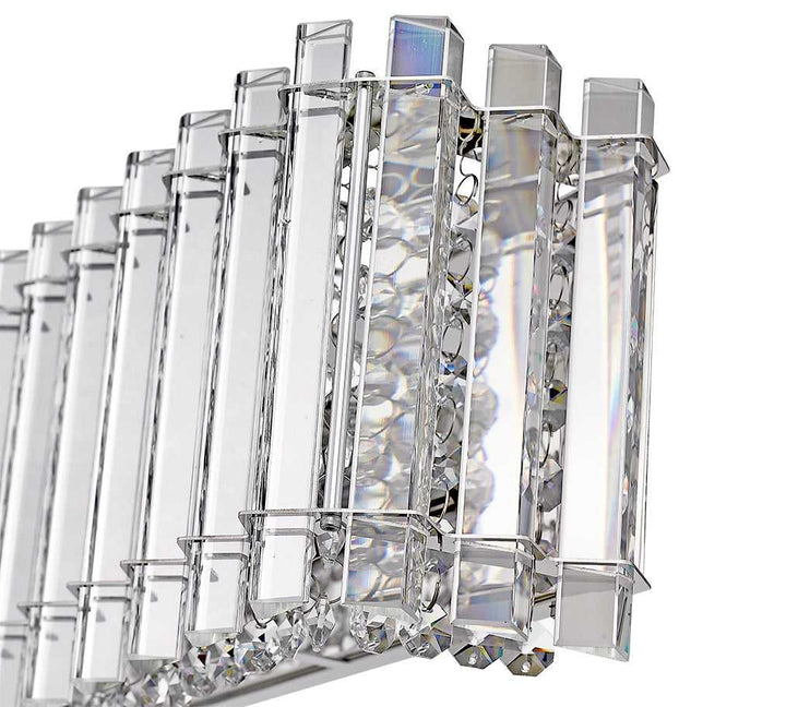 Hurley 5-Light Crystal Bathroom Vanity Light Modition Lighting