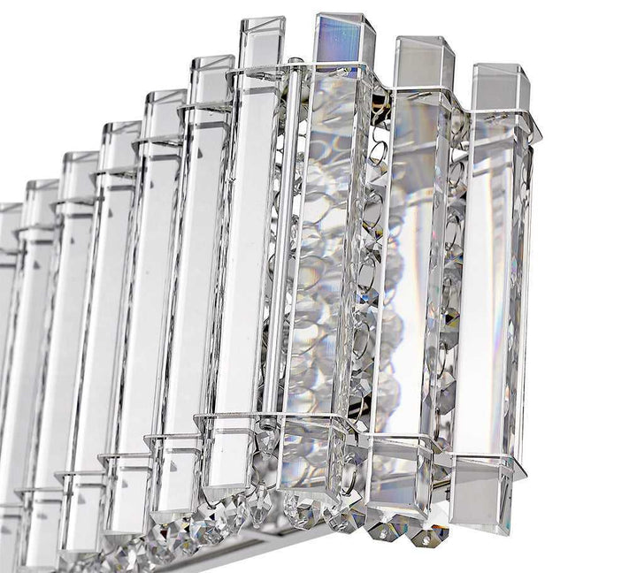 Hurley 5-Light 25" Crystal Bathroom Vanity Light Mirage Lighting Group