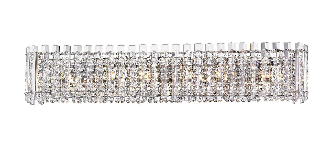 Hurley 6-Light 31" Crystal Bathroom Vanity Light Modition Lighting