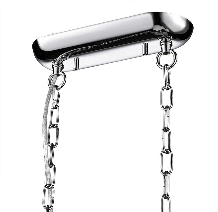 Hurley 6-Light Crystal Linear Pendant Modition Lighting