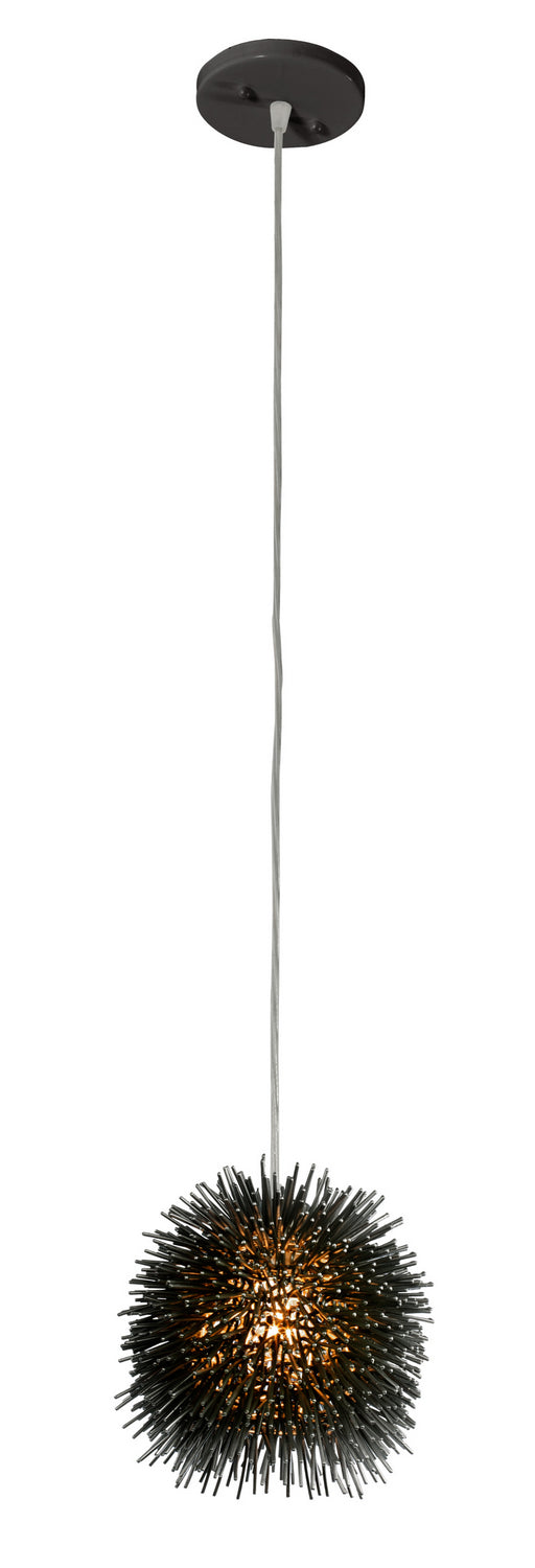 Urchin One Light Mini Pendant in Black - available from The Lighting Shoppe, trusted by Canadian homeowners