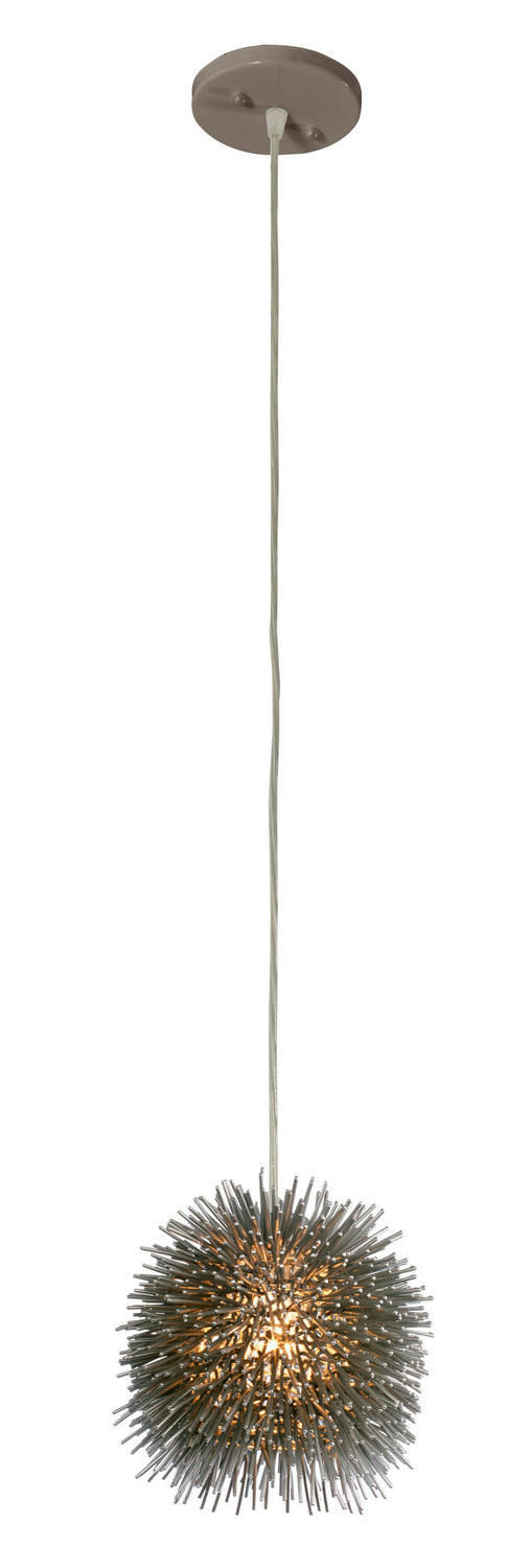 Urchin One Light Mini Pendant in Painted Chrome - available from The Lighting Shoppe, trusted by Canadian homeowners