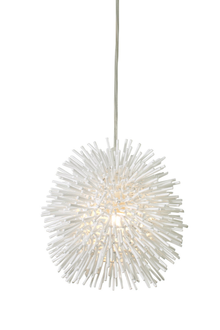 Varaluz - 169M01SWH - One Light Mini Pendant - Urchin - White