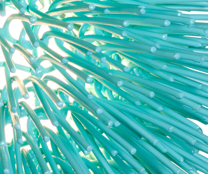 Varaluz - 169P01AQ - One Light Pendant - Urchin - Aqua Velvet