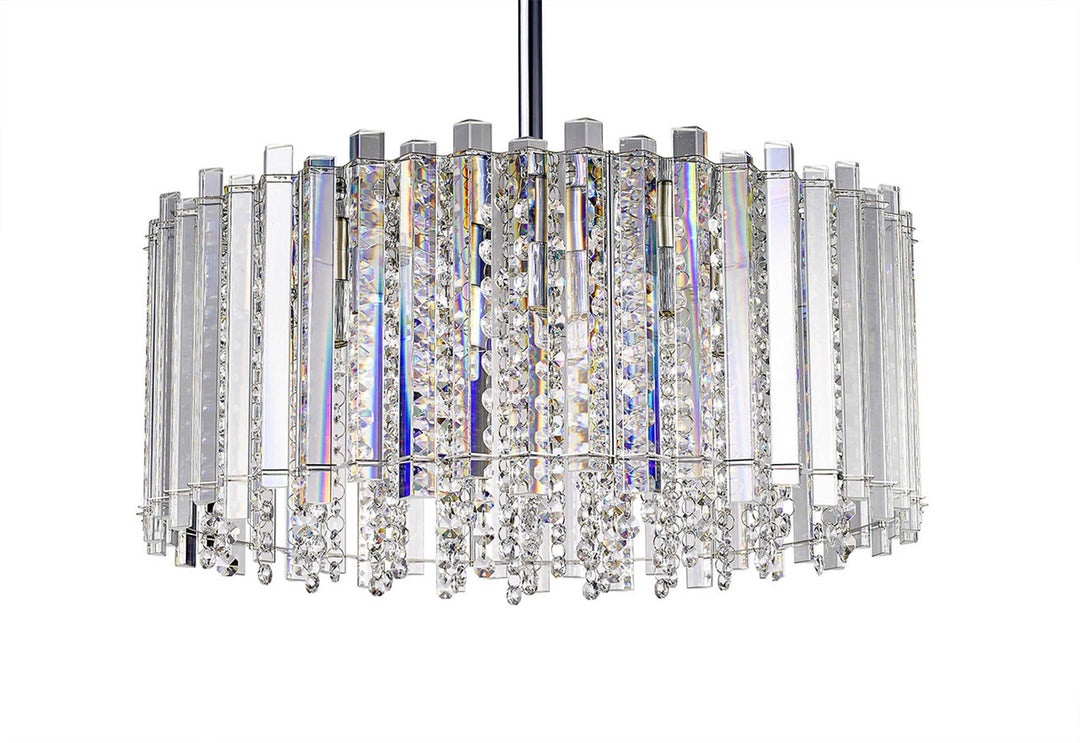 Hurley 6-Light Crystal Pendant Mirage Lighting Group