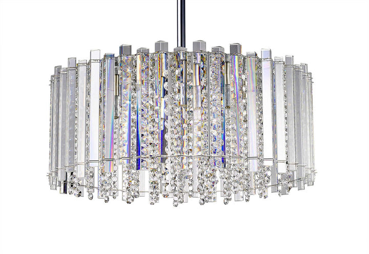 Hurley 6-Light Crystal Pendant Mirage Lighting Group