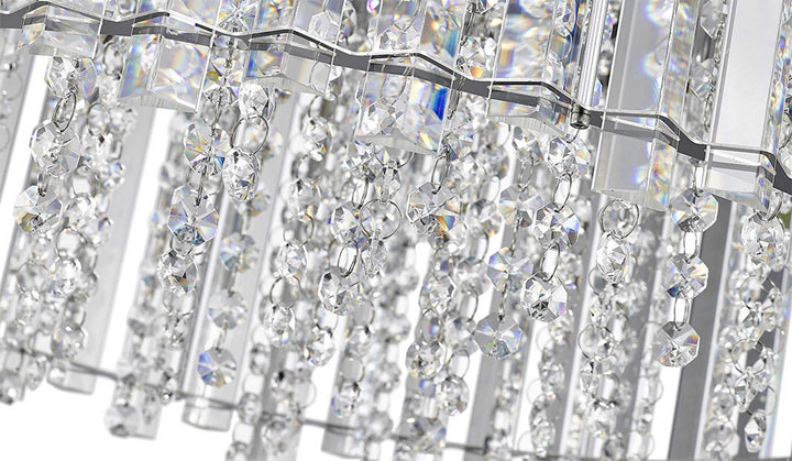 Hurley 6-Light Crystal Pendant Modition Lighting