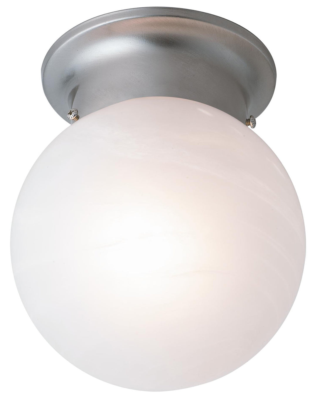 Dash One Light Flushmount in Brushed Nickel - available from The Lighting Shoppe, trusted by Canadian homeowners
