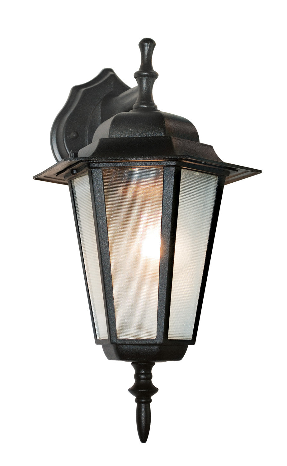 Alexander One Light Wall Lantern in Black - available from The Lighting Shoppe, trusted by Canadian homeowners