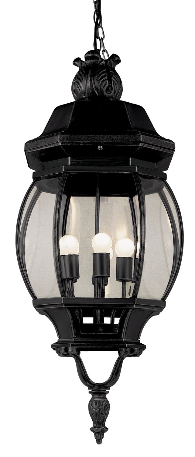 Parsons Four Light Hanging Lantern in Black - available from The Lighting Shoppe, trusted by Canadian homeowners