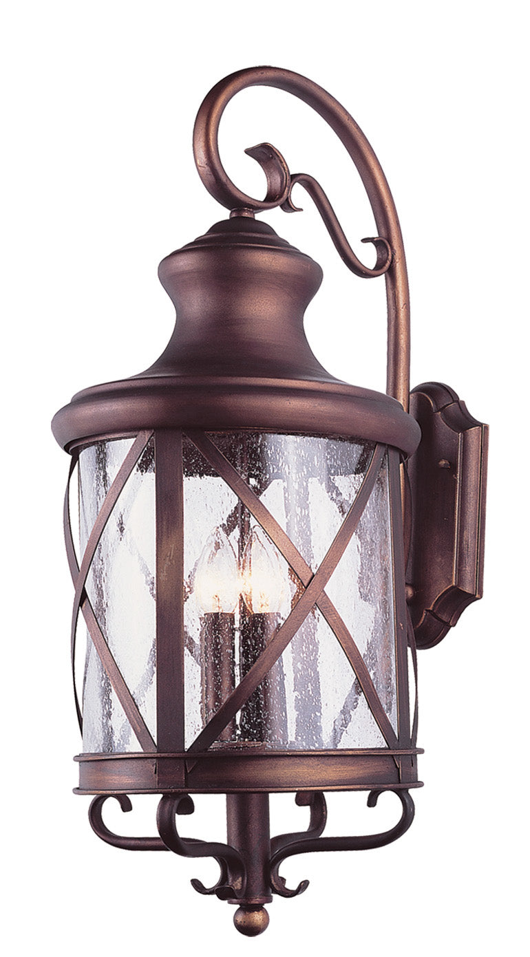 Chandler Three Light Wall Lantern in Rubbed Oil Bronze - available from The Lighting Shoppe, trusted by Canadian homeowners